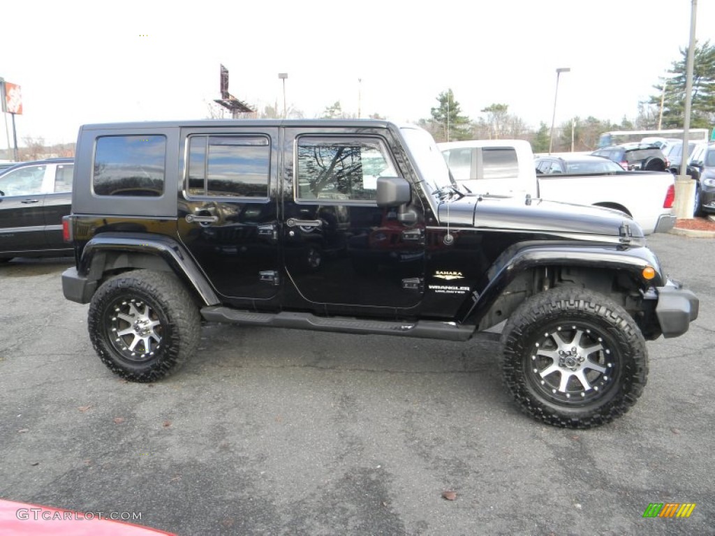 Black 2008 Jeep Wrangler Unlimited Sahara 4x4 Exterior Photo #99860118