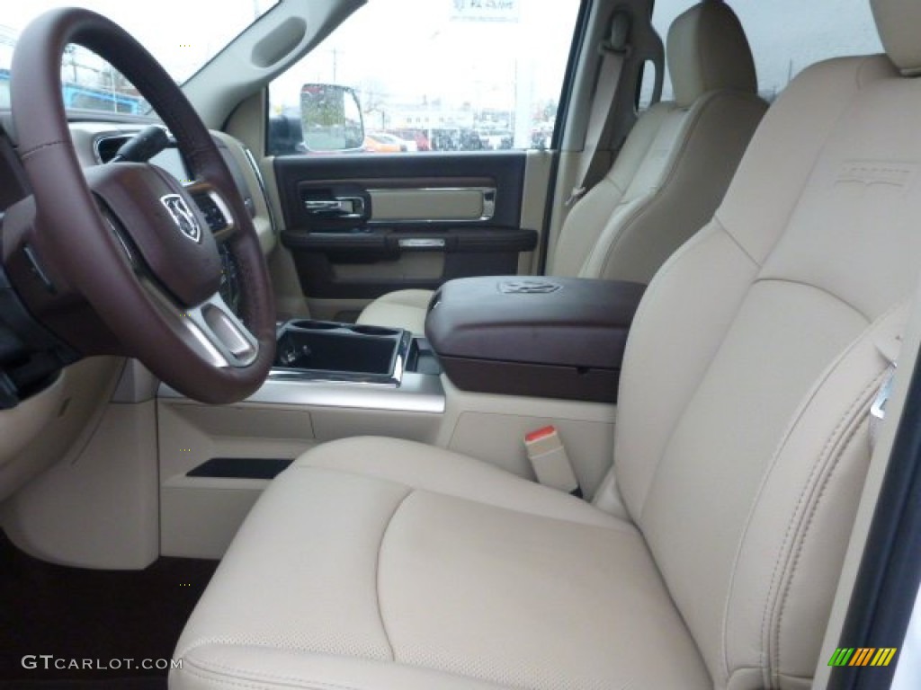 Canyon Brown/Light Frost Beige Interior 2015 Ram 2500 Laramie Crew Cab 4x4 Photo #99861513