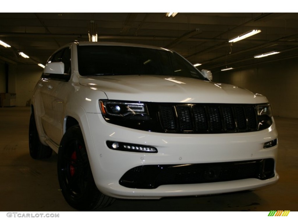 2014 Grand Cherokee SRT 4x4 - Bright White / SRT Morocco Black photo #2