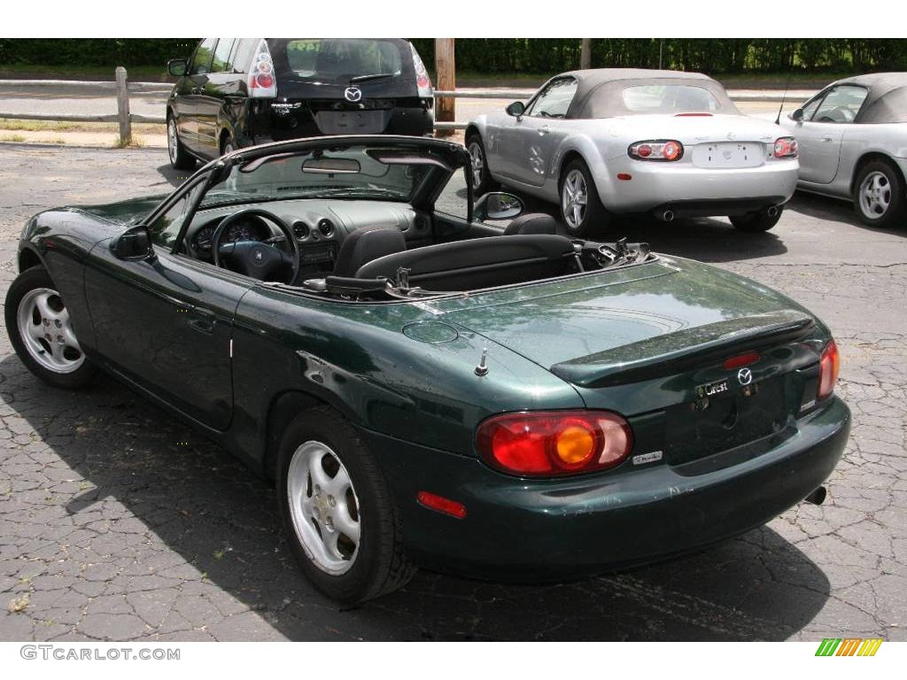 2000 MX-5 Miata Roadster - Emerald Mica / Black photo #7