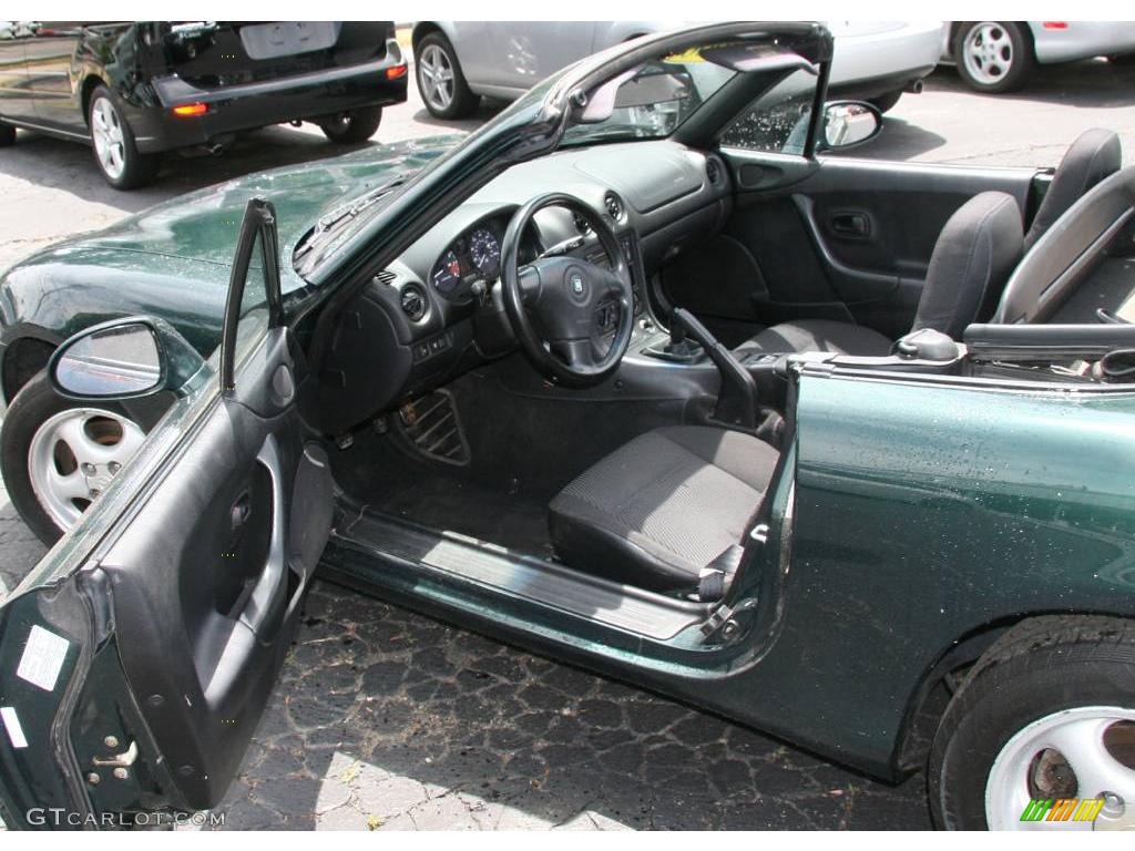 2000 MX-5 Miata Roadster - Emerald Mica / Black photo #9