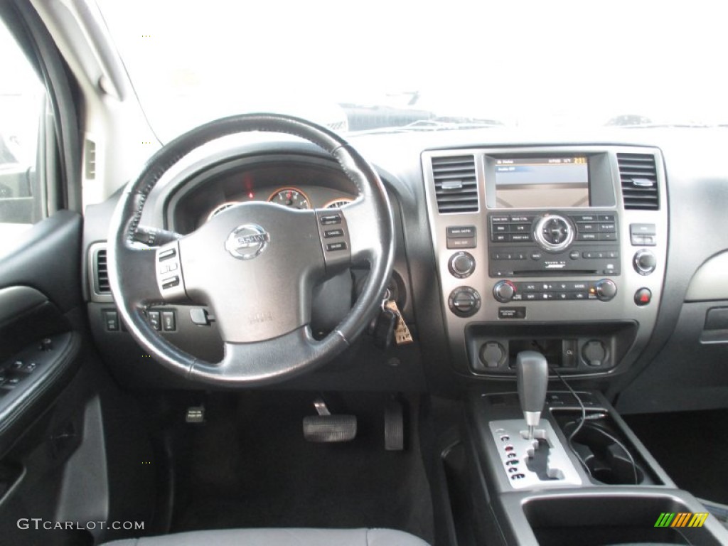 2012 Armada SL 4WD - Galaxy Black / Almond photo #13