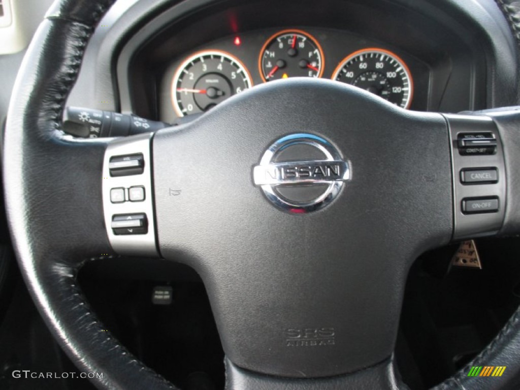 2012 Armada SL 4WD - Galaxy Black / Almond photo #17