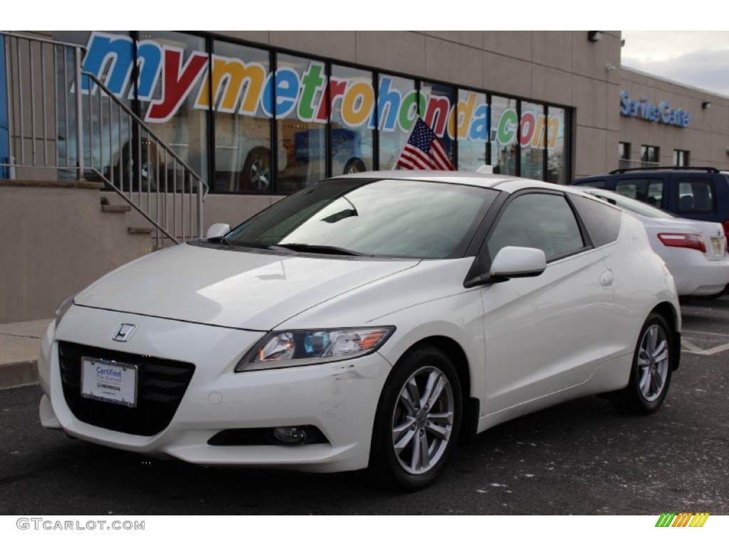 2011 CR-Z EX Sport Hybrid - Premium White Pearl / Gray Fabric photo #1