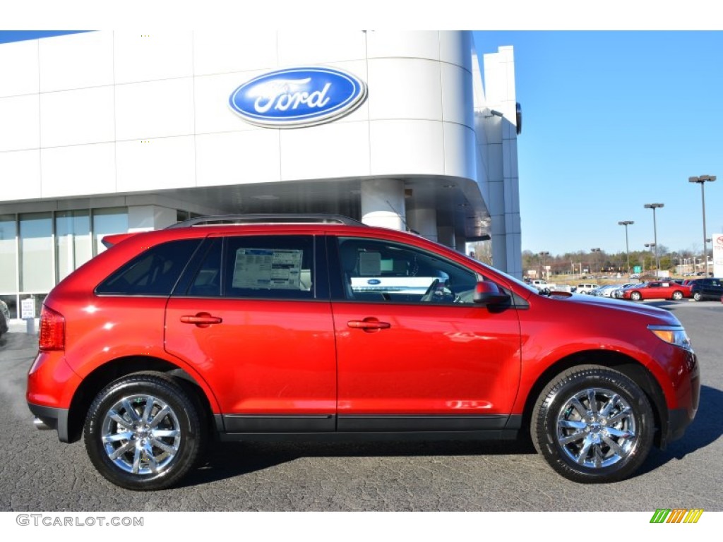 Ruby Red 2014 Ford Edge SEL Exterior Photo #99866475