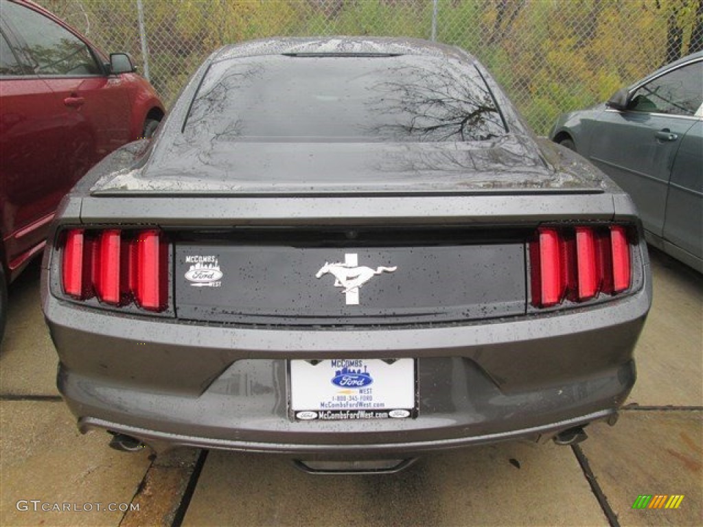 2015 Mustang V6 Coupe - Magnetic Metallic / Ebony photo #7