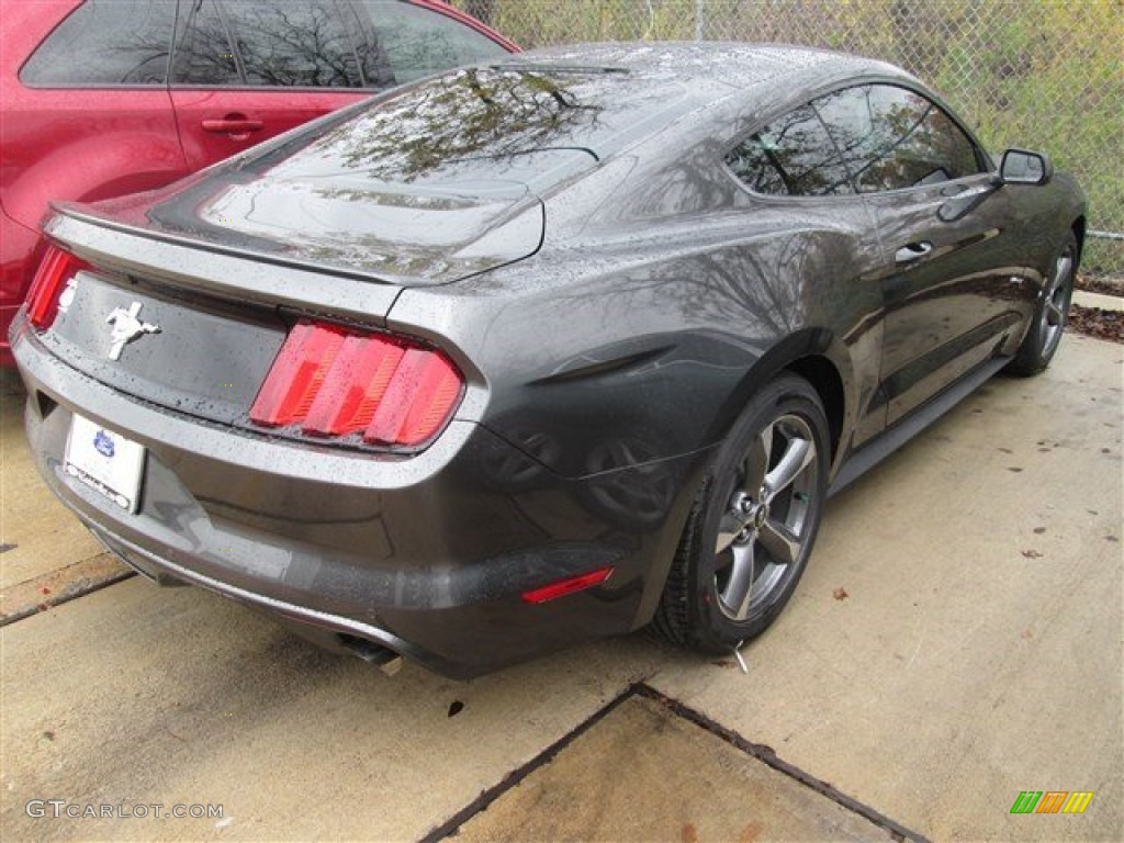 2015 Mustang V6 Coupe - Magnetic Metallic / Ebony photo #8