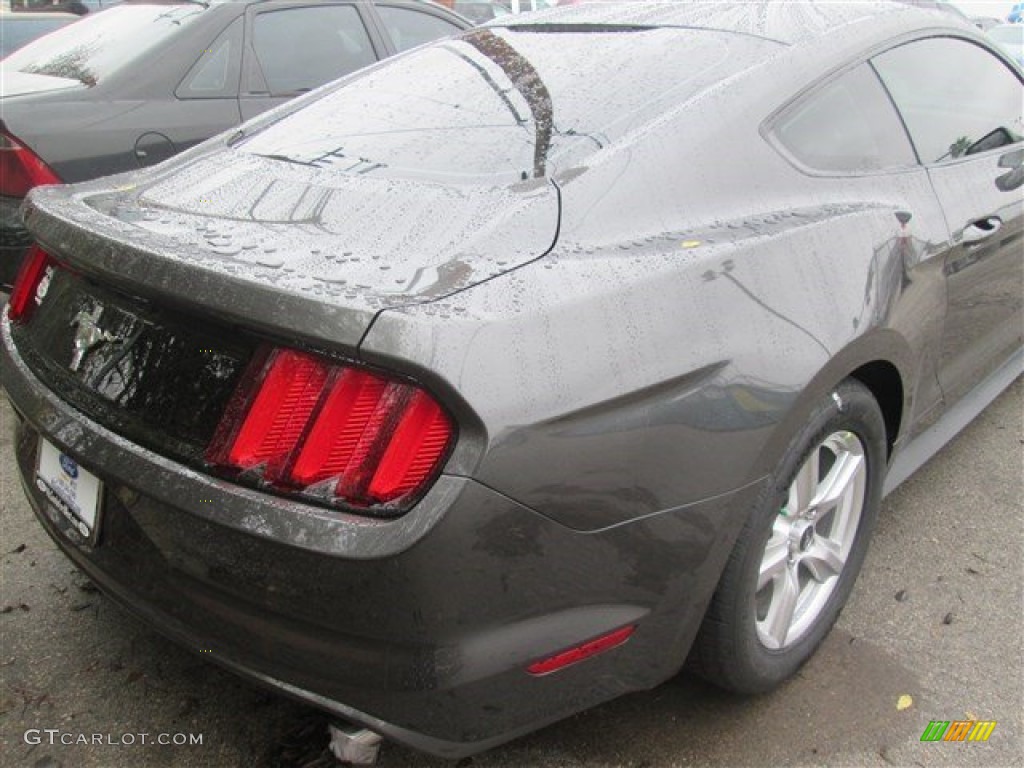 2015 Mustang V6 Coupe - Magnetic Metallic / Ebony photo #3