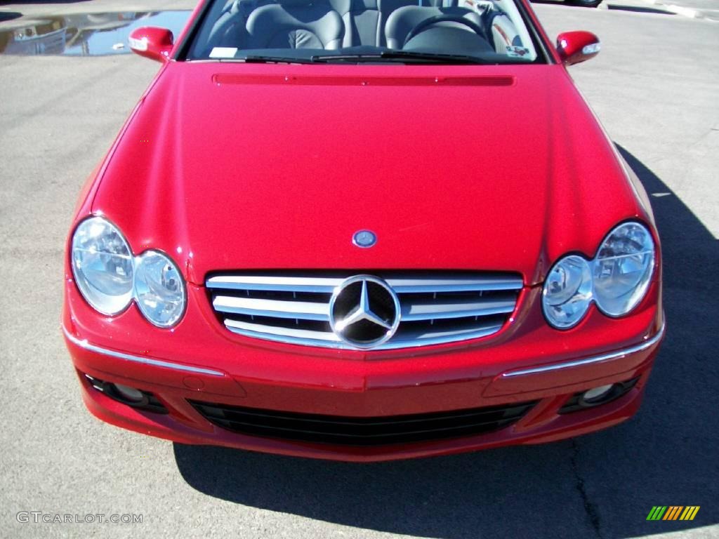 2006 CLK 350 Cabriolet - Mars Red / Ash photo #1