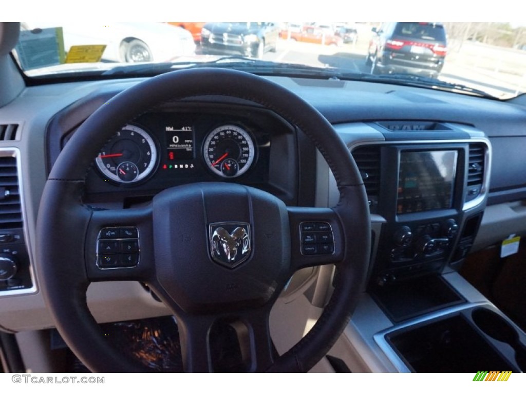 2015 1500 Big Horn Quad Cab - Western Brown / Canyon Brown/Light Frost photo #8