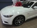 2015 50th Anniversary Wimbledon White Ford Mustang 50th Anniversary GT Coupe  photo #9