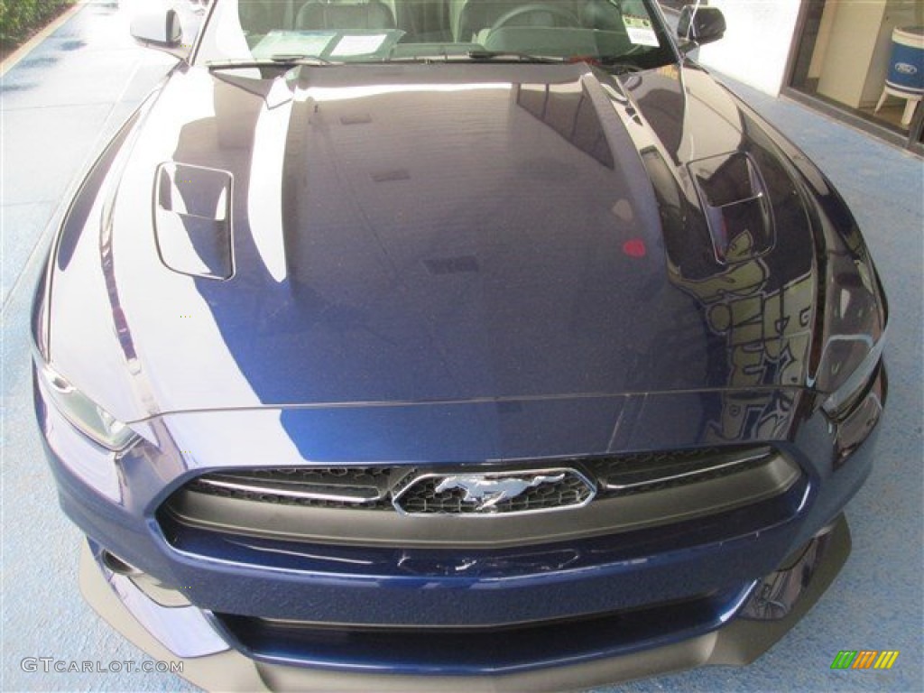 2015 Mustang 50th Anniversary GT Coupe - 50th Anniversary Kona Blue Metallic / 50th Anniversary Cashmere photo #3