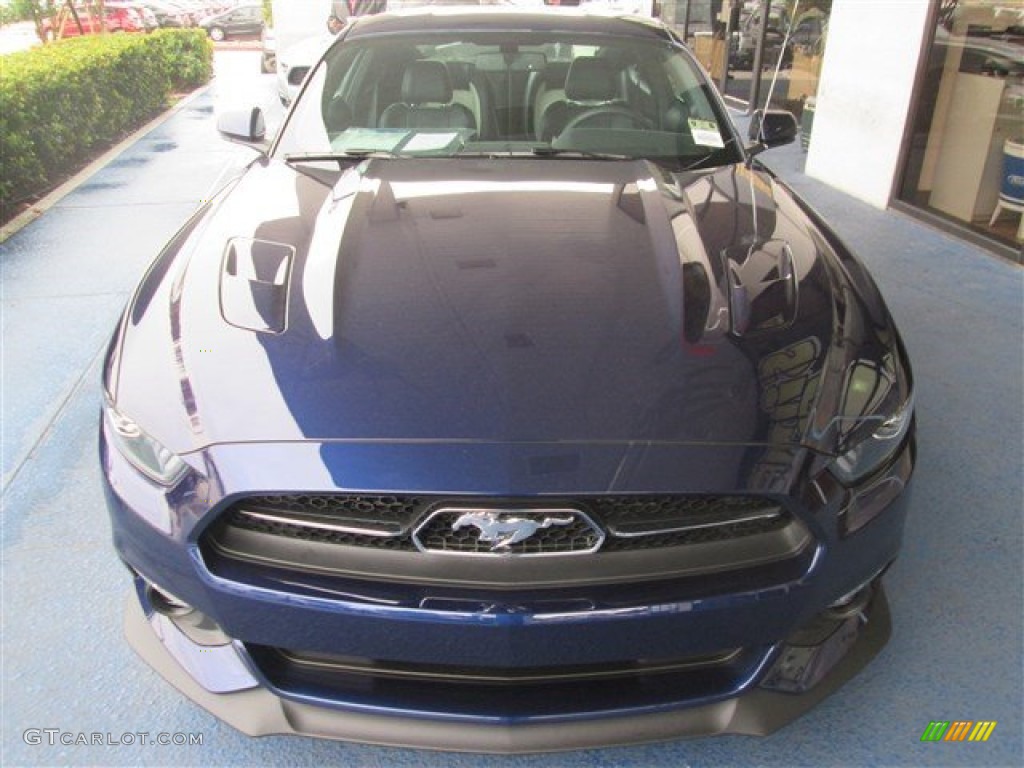 2015 Mustang 50th Anniversary GT Coupe - 50th Anniversary Kona Blue Metallic / 50th Anniversary Cashmere photo #4