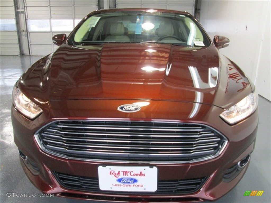 2015 Fusion SE - Bronze Fire Metallic / Dune photo #2