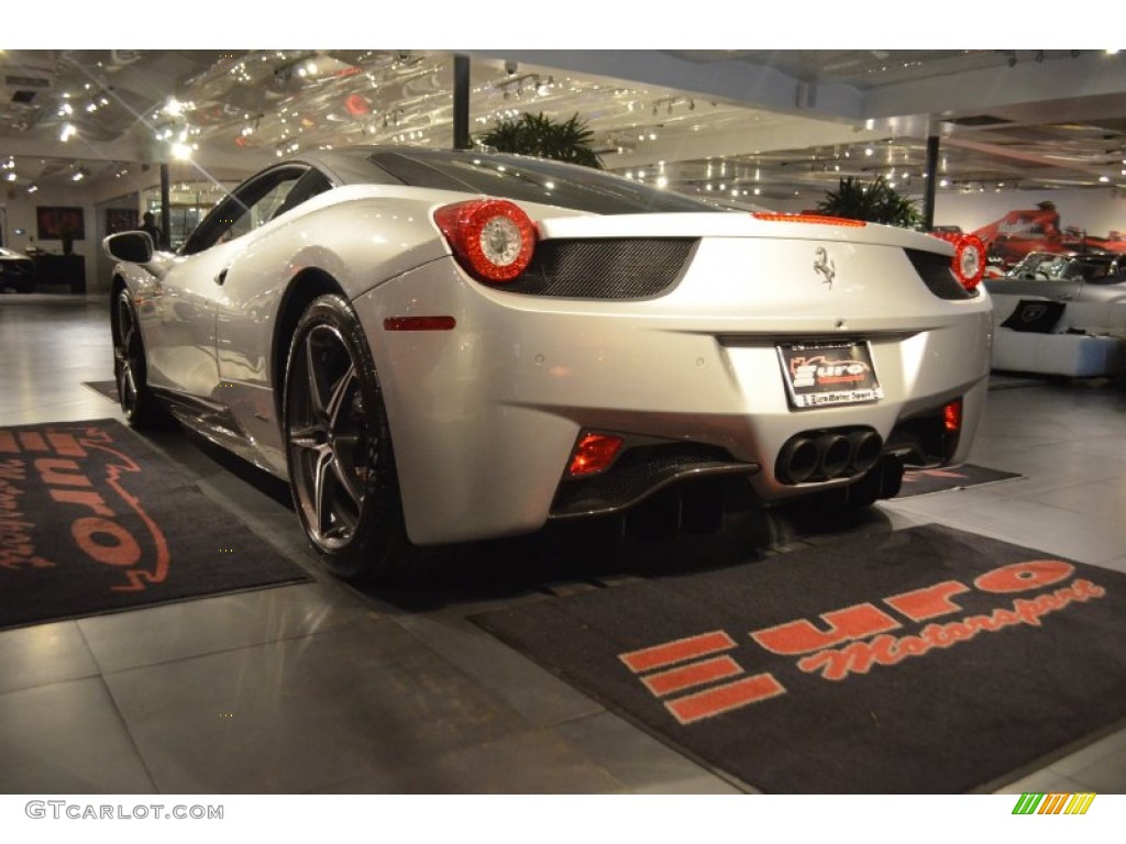 2012 458 Italia - Argento Nurburgring (Silver Metallic) / Blu Medio photo #4
