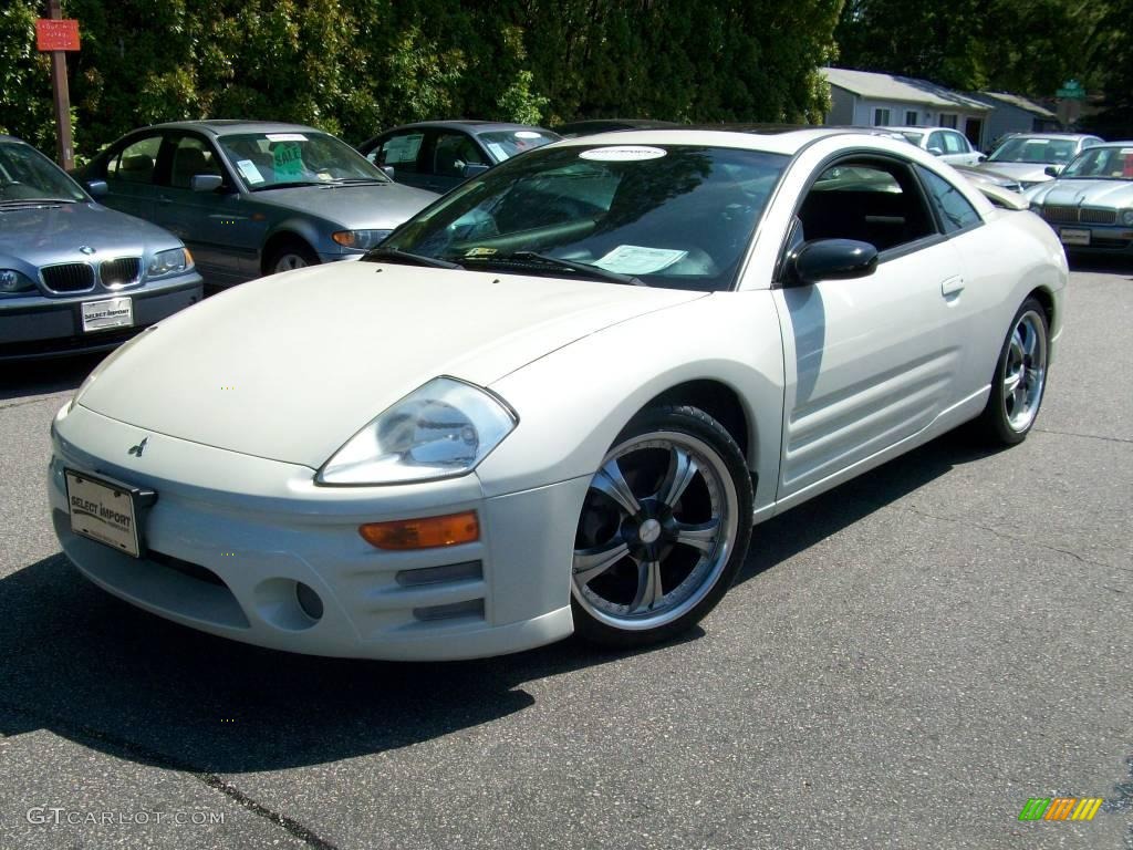 2003 Eclipse GS Coupe - Dover White Pearl / Midnight photo #1