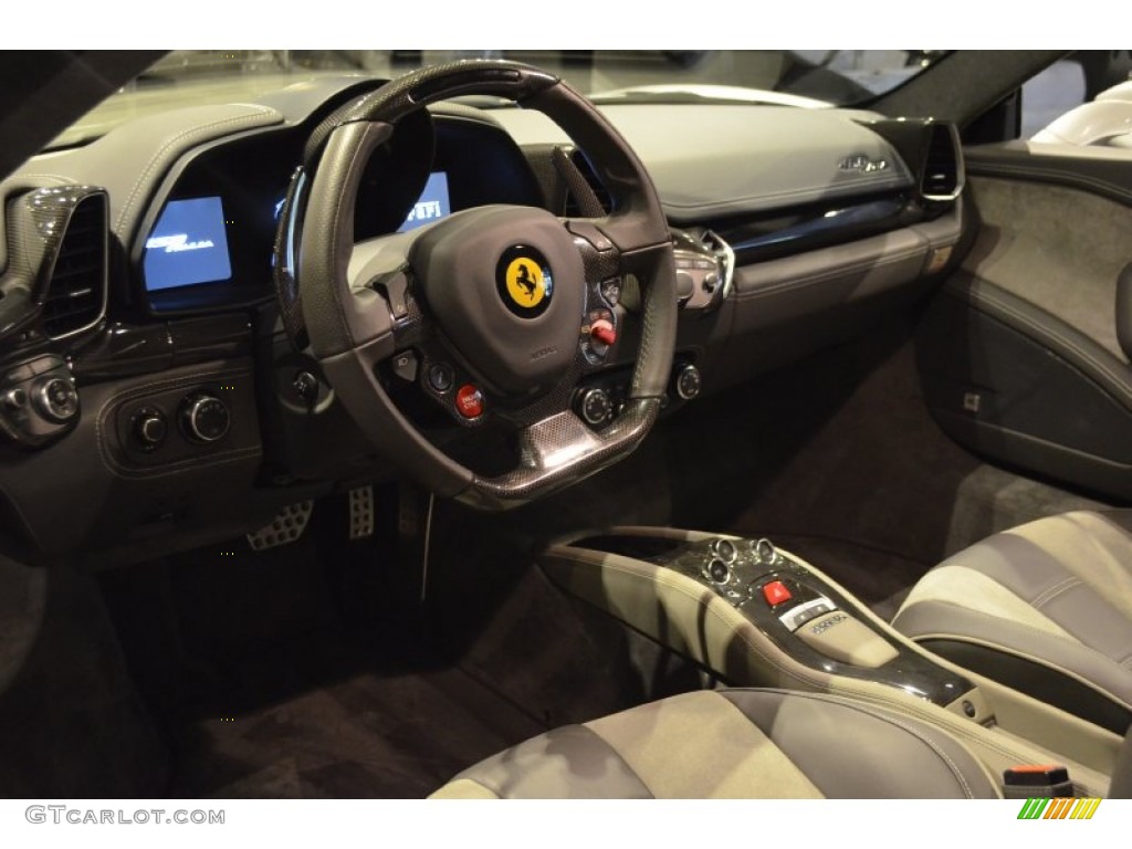 Blu Medio Interior 2012 Ferrari 458 Italia Photo #99870768