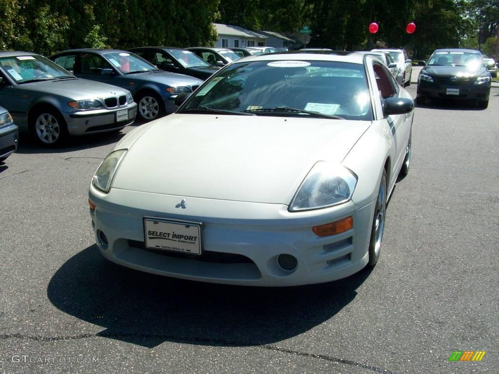 2003 Eclipse GS Coupe - Dover White Pearl / Midnight photo #4