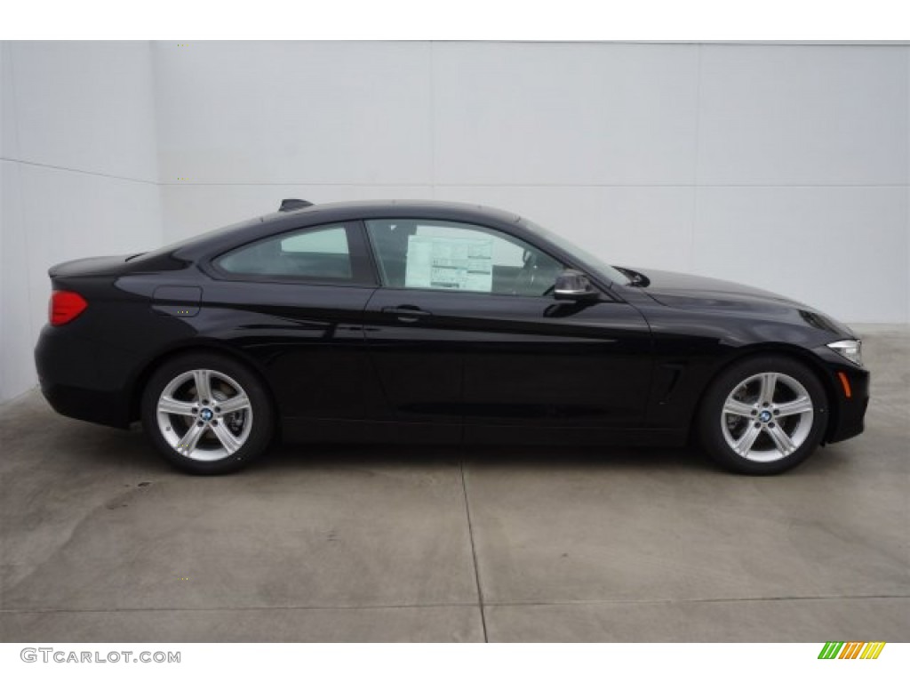Jet Black 2015 BMW 4 Series 428i Coupe Exterior Photo #99871479