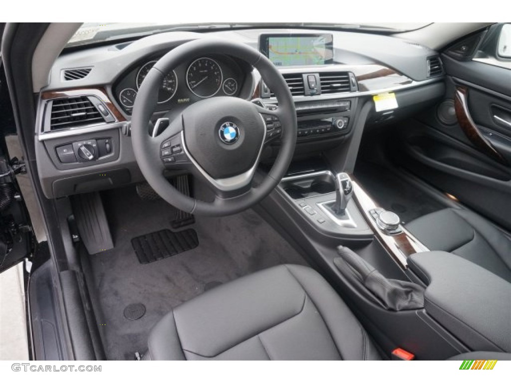 Black Interior 2015 BMW 4 Series 428i Coupe Photo #99871584