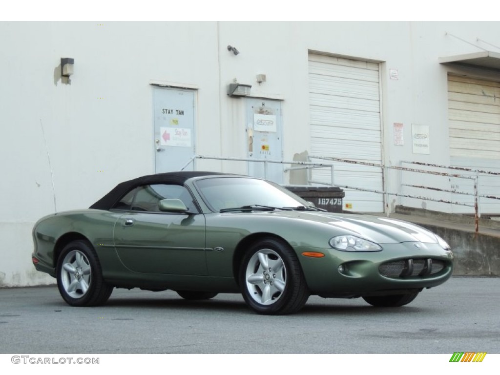 1999 XK XK8 Convertible - Alpine Green / Ivory photo #4