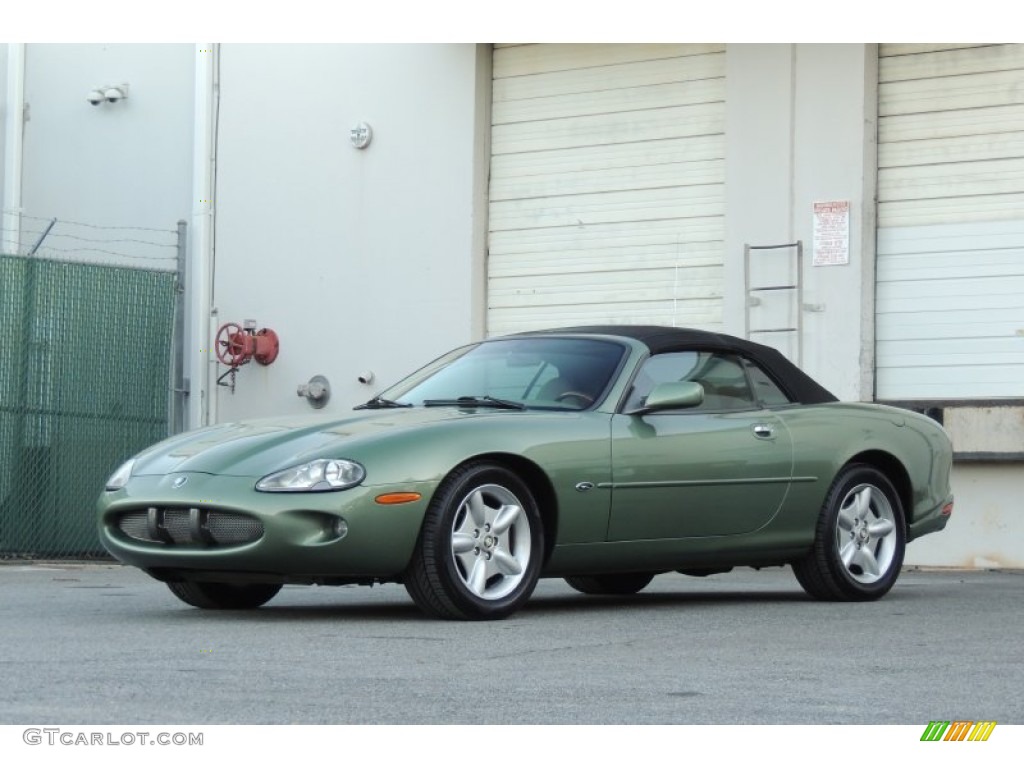 1999 XK XK8 Convertible - Alpine Green / Ivory photo #5
