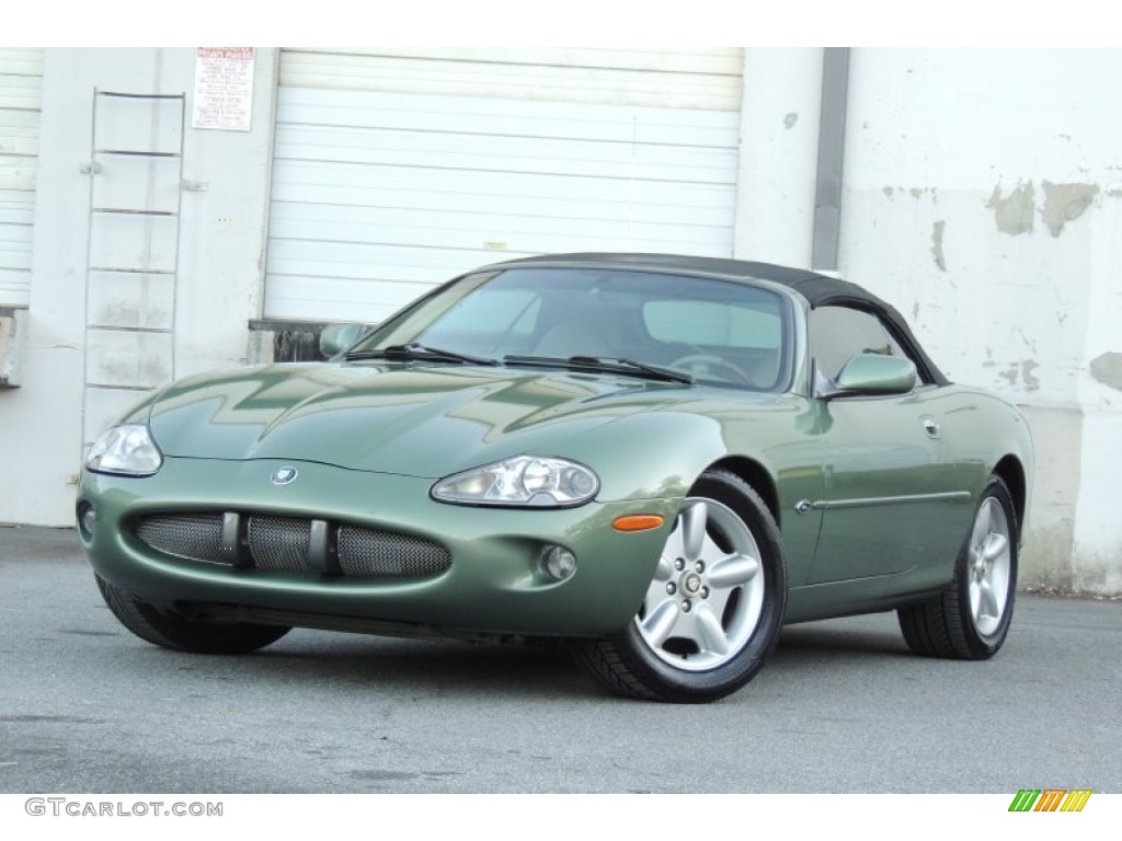 1999 XK XK8 Convertible - Alpine Green / Ivory photo #19
