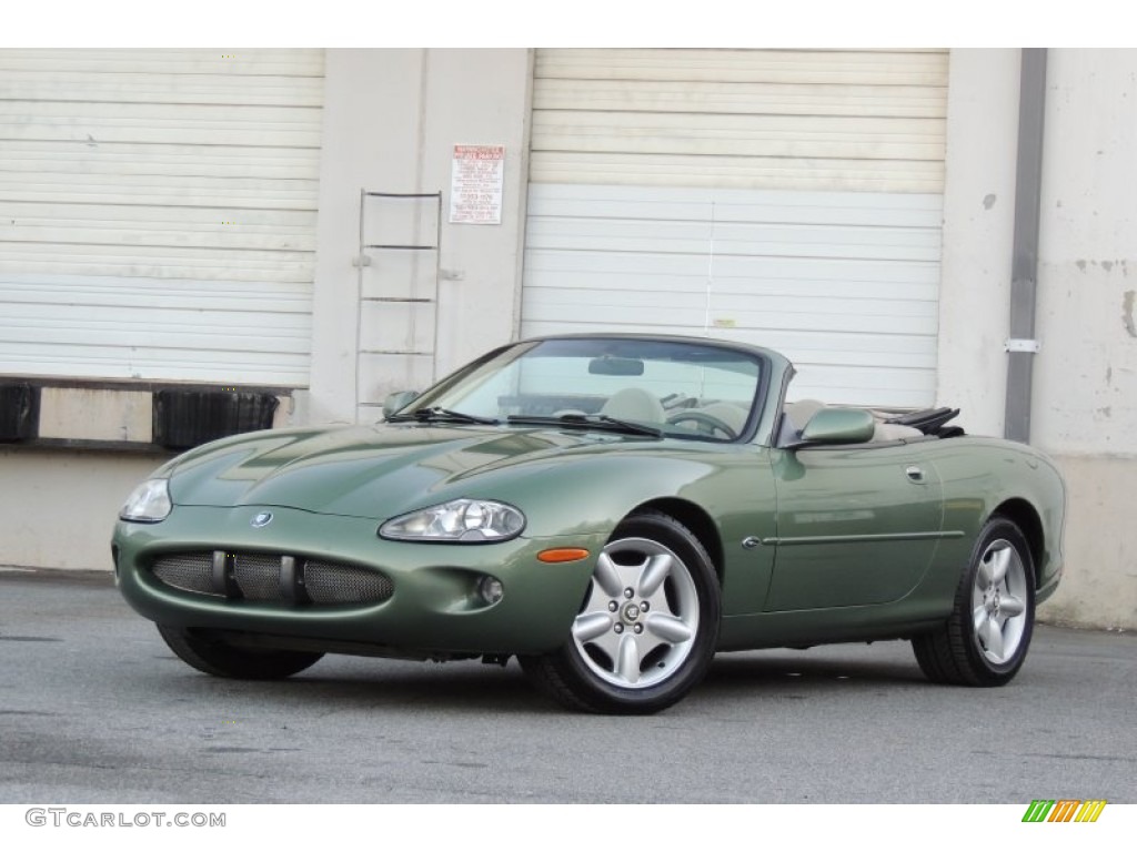 1999 XK XK8 Convertible - Alpine Green / Ivory photo #20