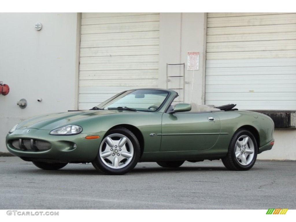 1999 XK XK8 Convertible - Alpine Green / Ivory photo #21