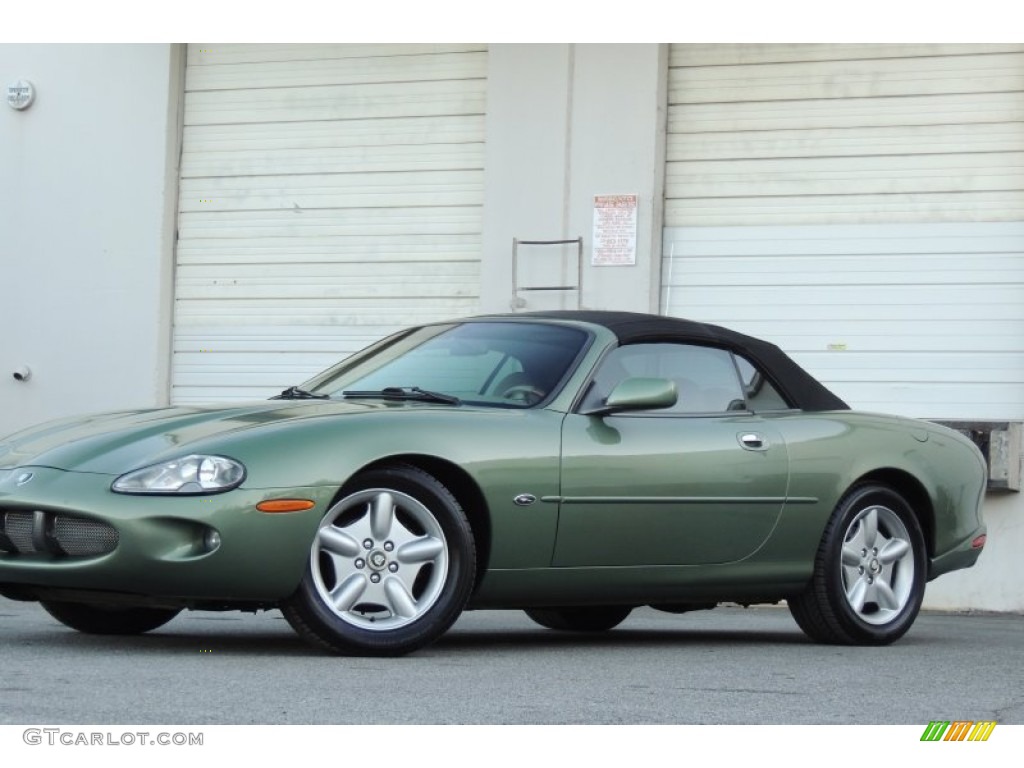 1999 XK XK8 Convertible - Alpine Green / Ivory photo #22