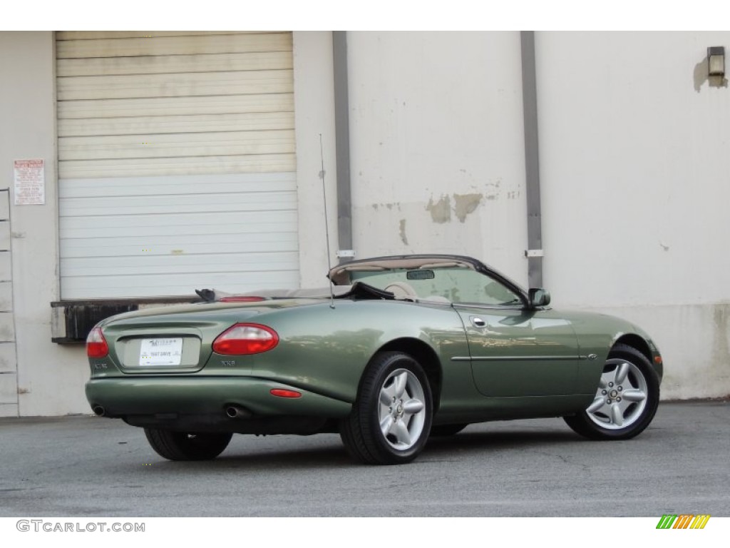 1999 XK XK8 Convertible - Alpine Green / Ivory photo #23