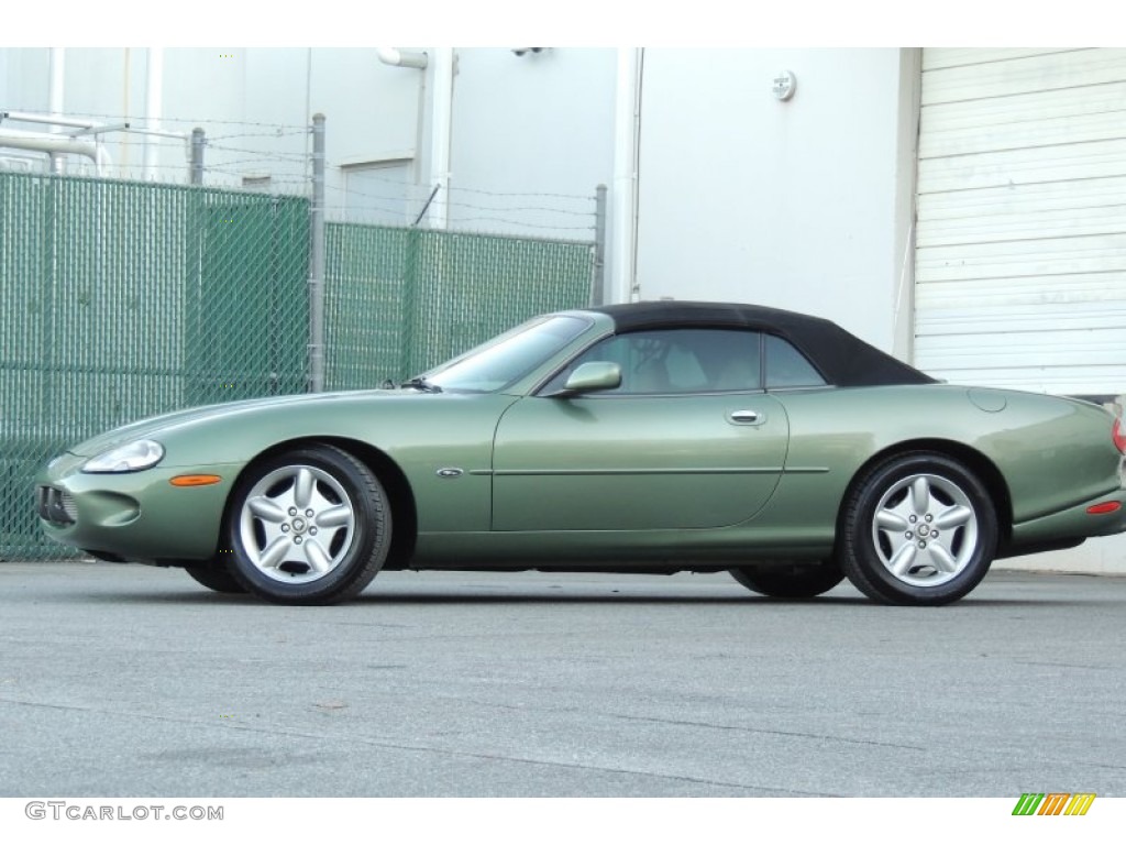 1999 XK XK8 Convertible - Alpine Green / Ivory photo #24