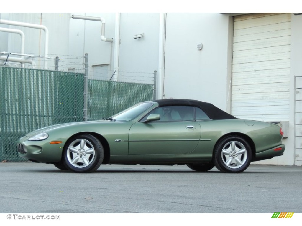 Alpine Green 1999 Jaguar XK XK8 Convertible Exterior Photo #99872127