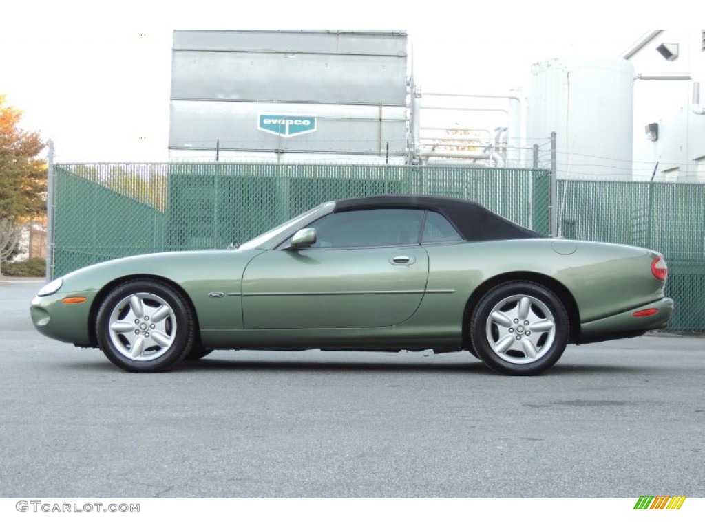 Alpine Green 1999 Jaguar XK XK8 Convertible Exterior Photo #99872205