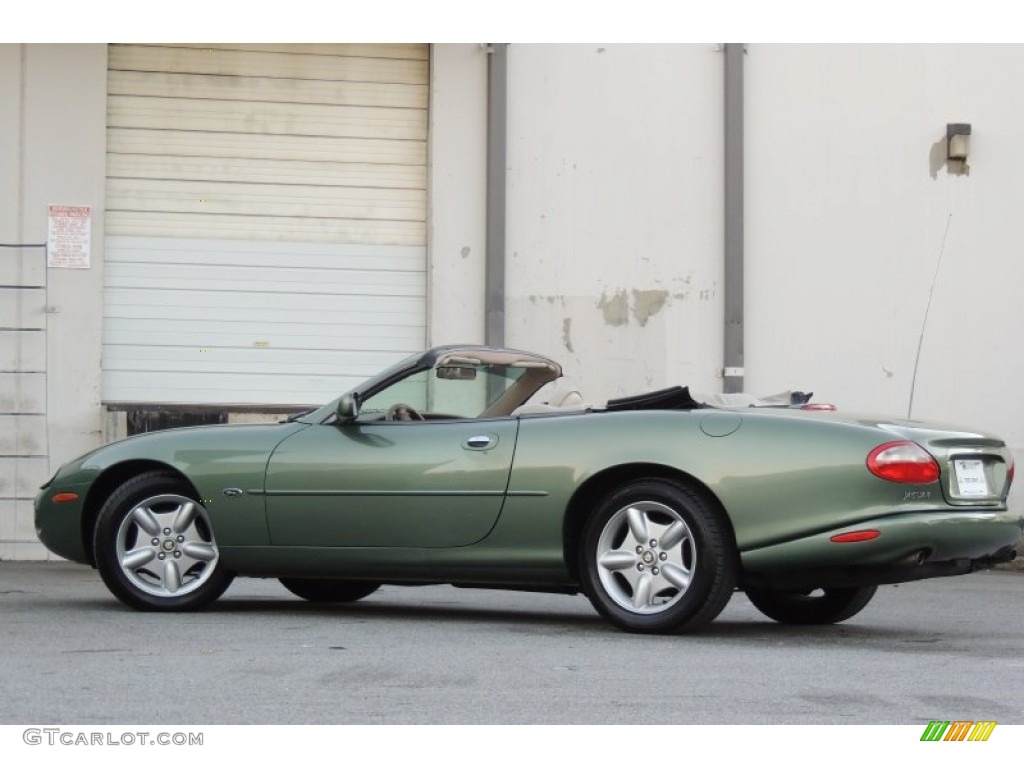 1999 XK XK8 Convertible - Alpine Green / Ivory photo #30