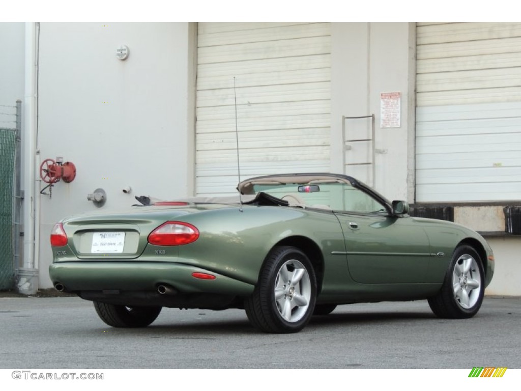 1999 XK XK8 Convertible - Alpine Green / Ivory photo #33