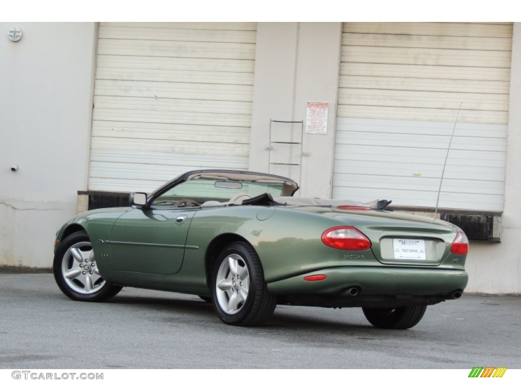 1999 XK XK8 Convertible - Alpine Green / Ivory photo #34
