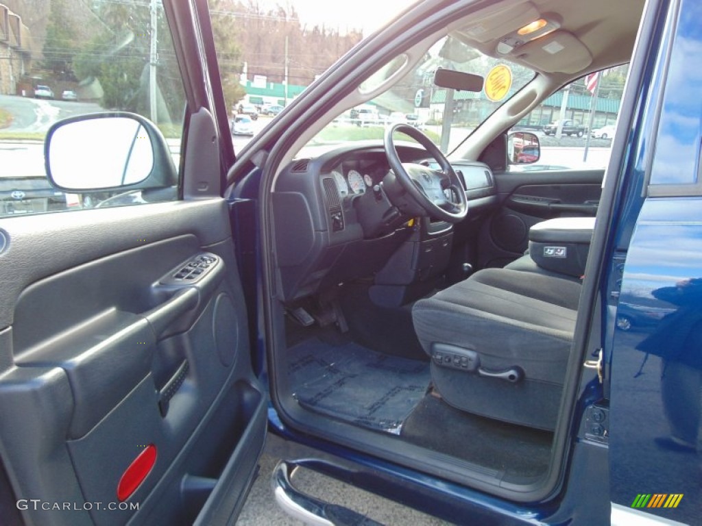 2003 Ram 1500 SLT Quad Cab 4x4 - Patriot Blue Pearl / Dark Slate Gray photo #13