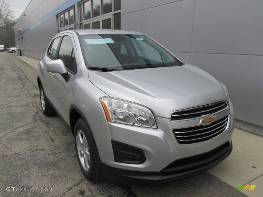 Silver Ice Metallic 2015 Chevrolet Trax LS AWD Exterior Photo #99873697