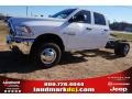 Bright White 2015 Ram 3500 Tradesman Crew Cab 4x4 Chassis