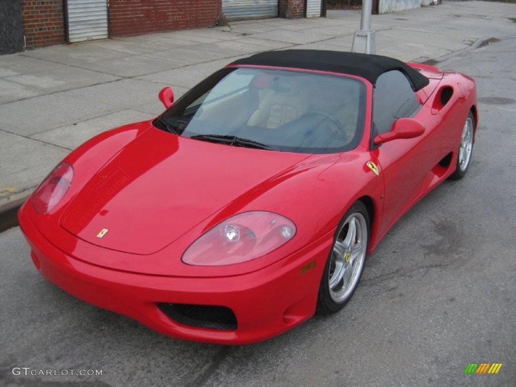 2003 360 Spider F1 - Red / Tan photo #2