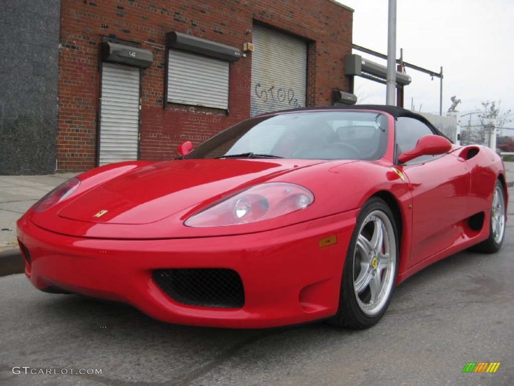 2003 360 Spider F1 - Red / Tan photo #8