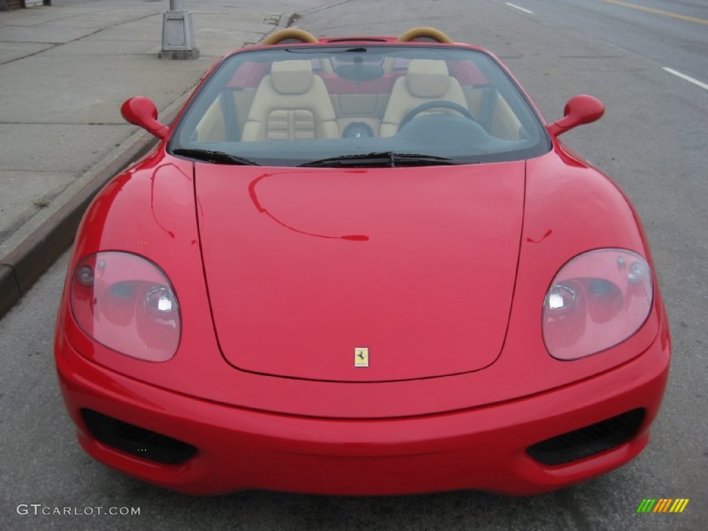 2003 360 Spider F1 - Red / Tan photo #10