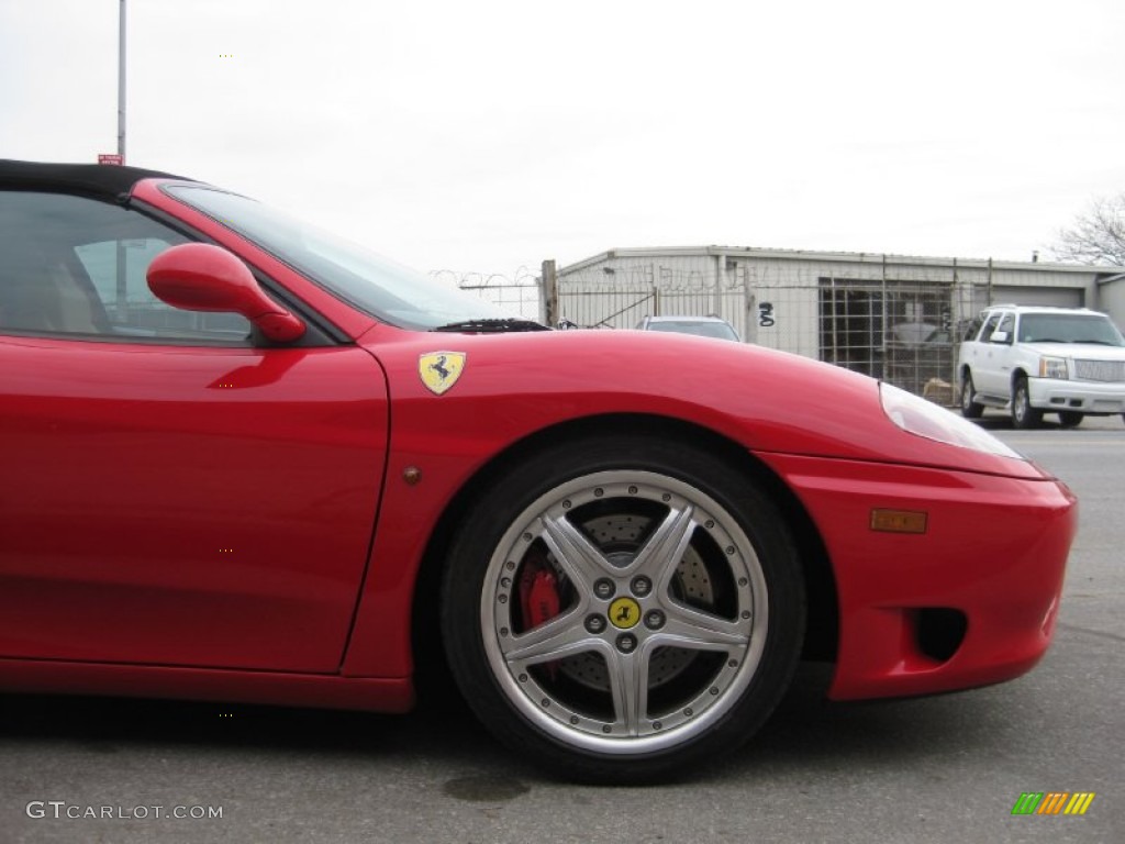 2003 360 Spider F1 - Red / Tan photo #17