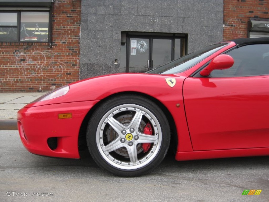 2003 360 Spider F1 - Red / Tan photo #18