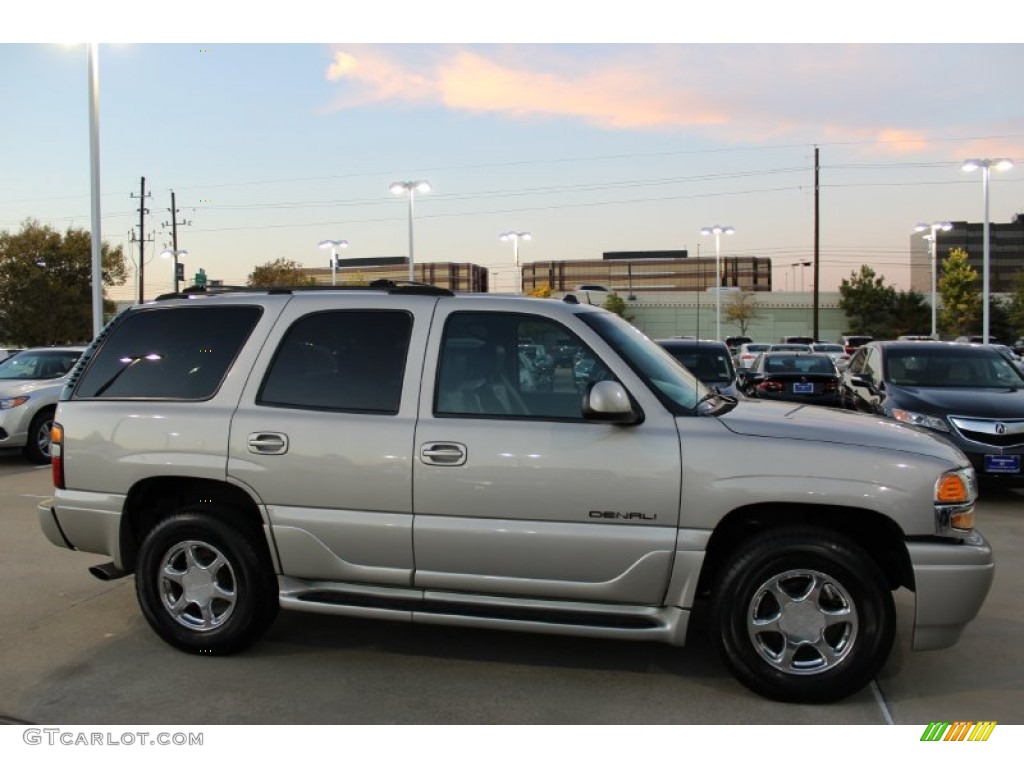 2004 Yukon Denali AWD - Silver Birch Metallic / Stone Gray photo #8
