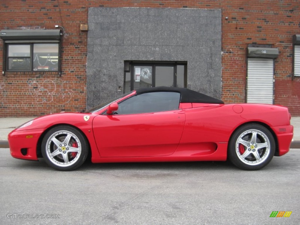 2003 360 Spider F1 - Red / Tan photo #24