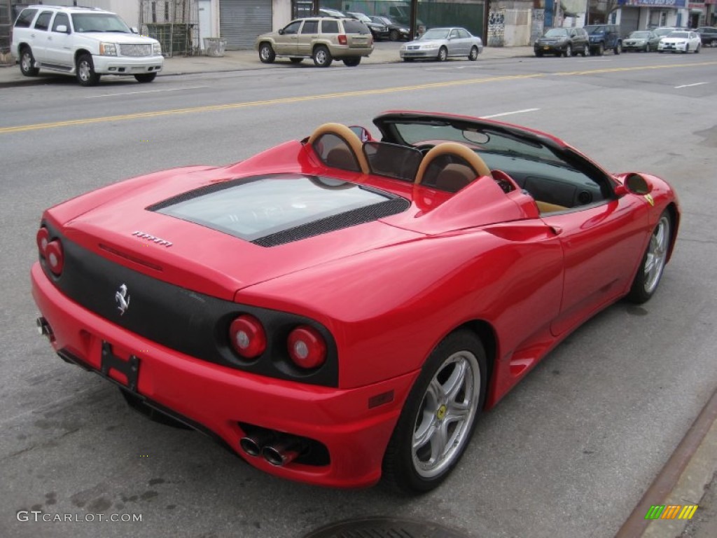 2003 360 Spider F1 - Red / Tan photo #31