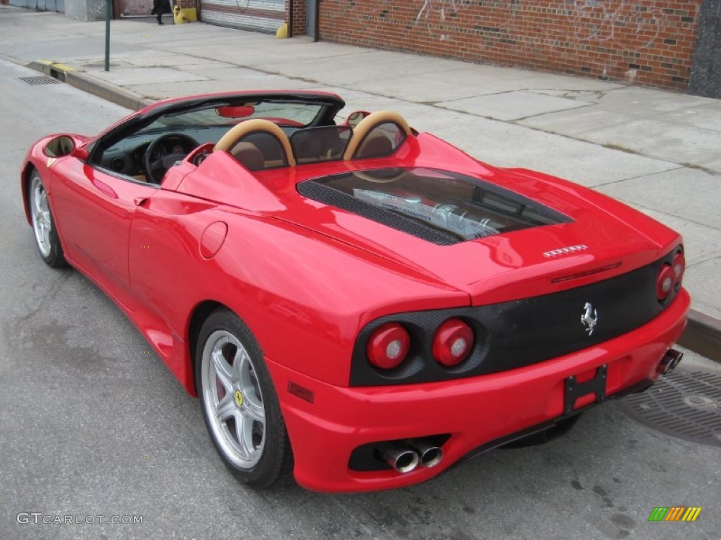 2003 360 Spider F1 - Red / Tan photo #32