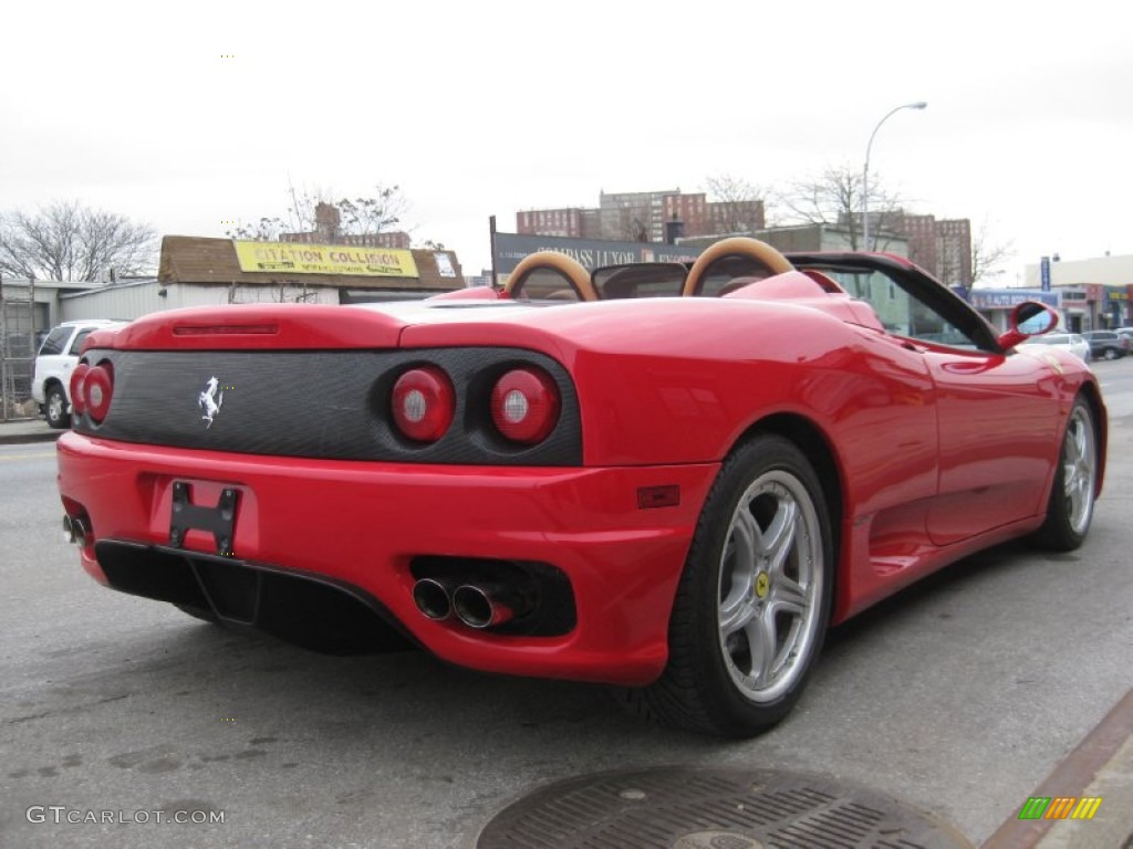 2003 360 Spider F1 - Red / Tan photo #33